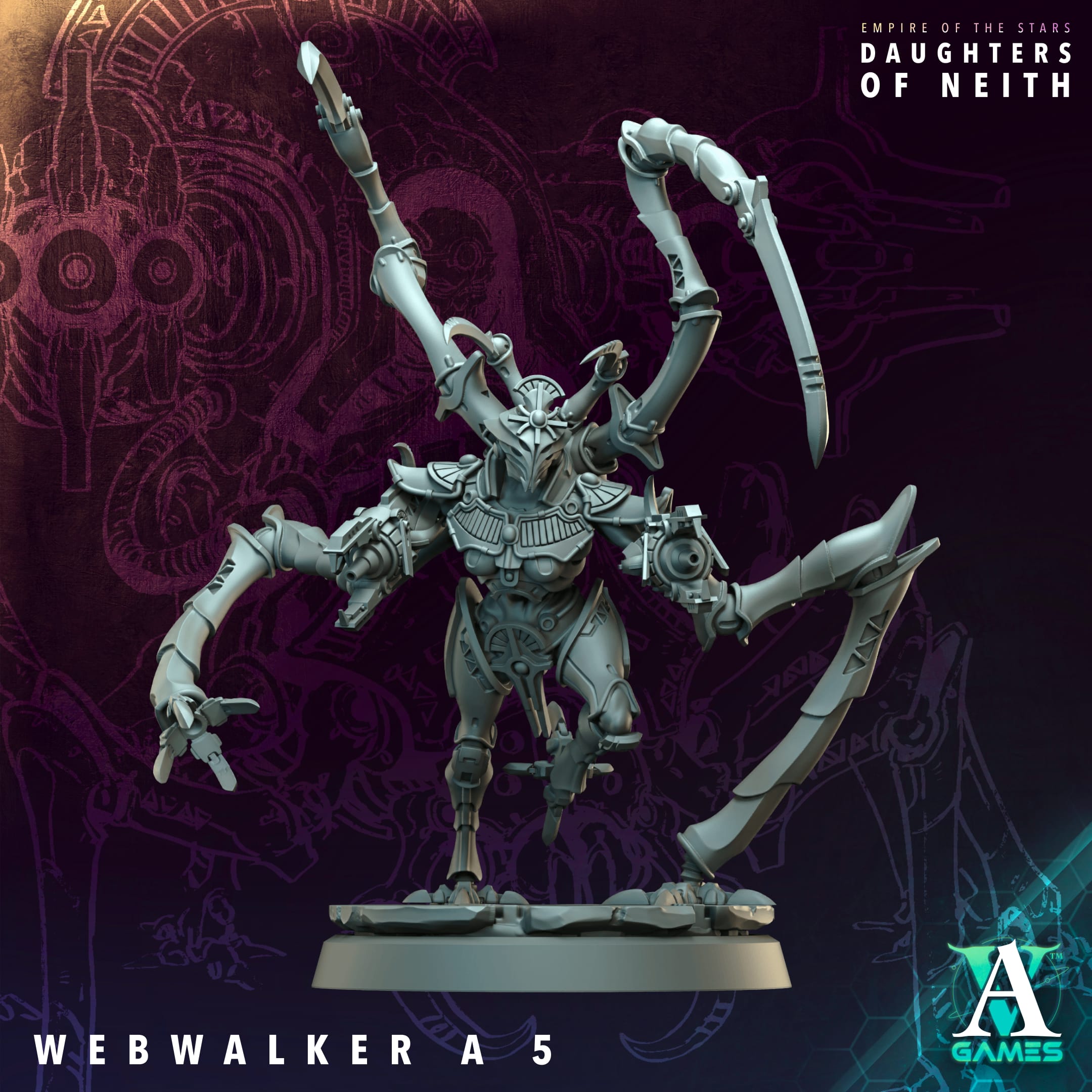 Webwalkers (5) - Empire of Stars - Galactic Pharaohs Archvillain Games