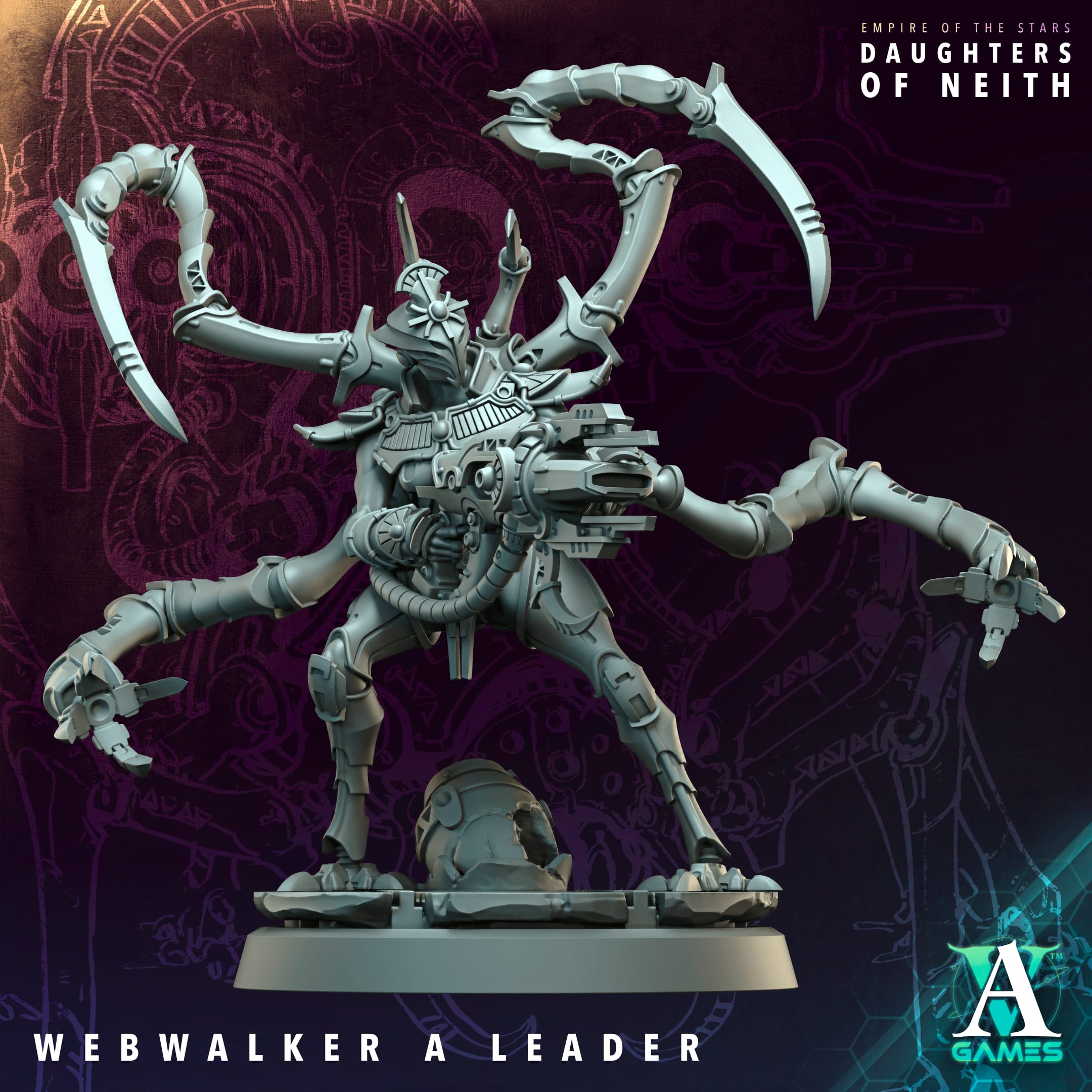 Webwalkers (5) - Empire of Stars - Galactic Pharaohs Archvillain Games