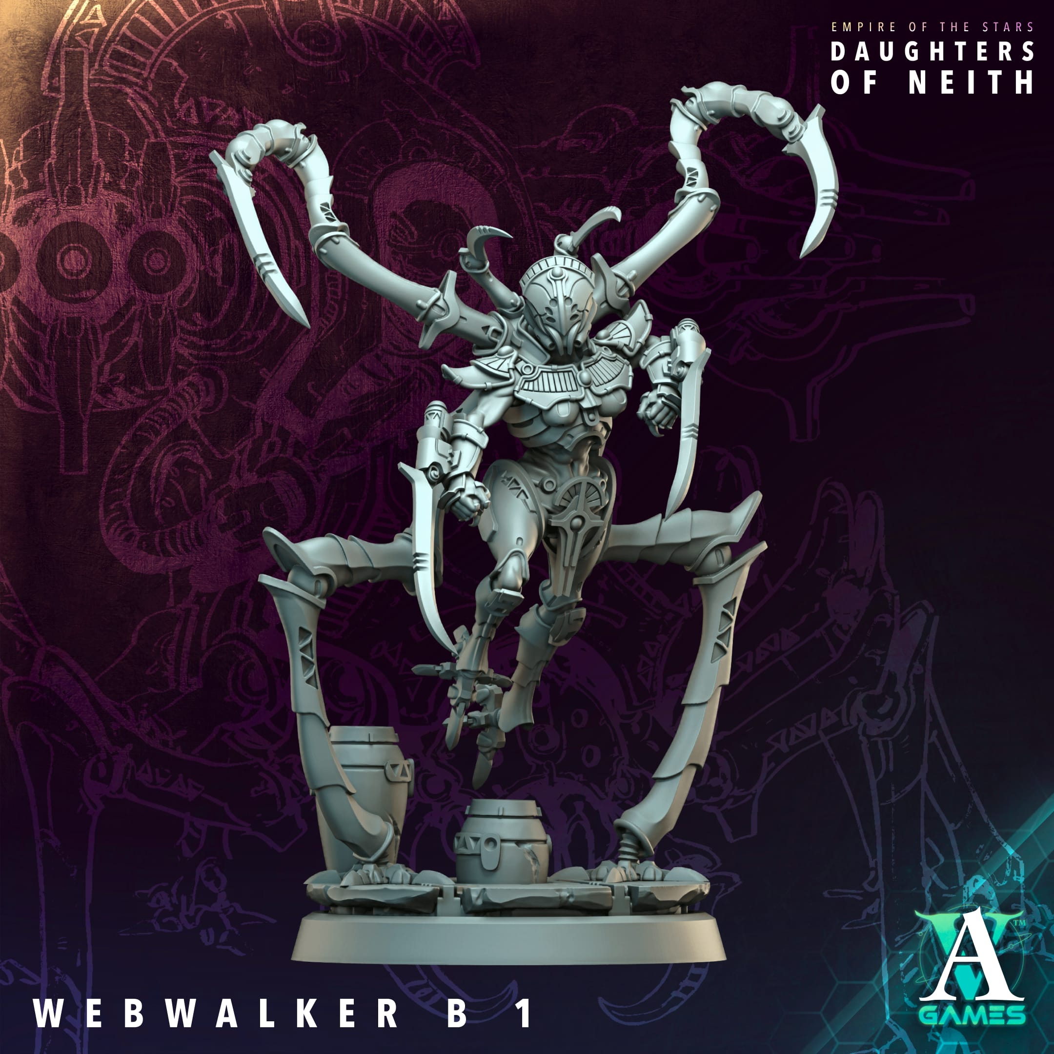 Webwalkers (5) - Empire of Stars - Galactic Pharaohs Archvillain Games