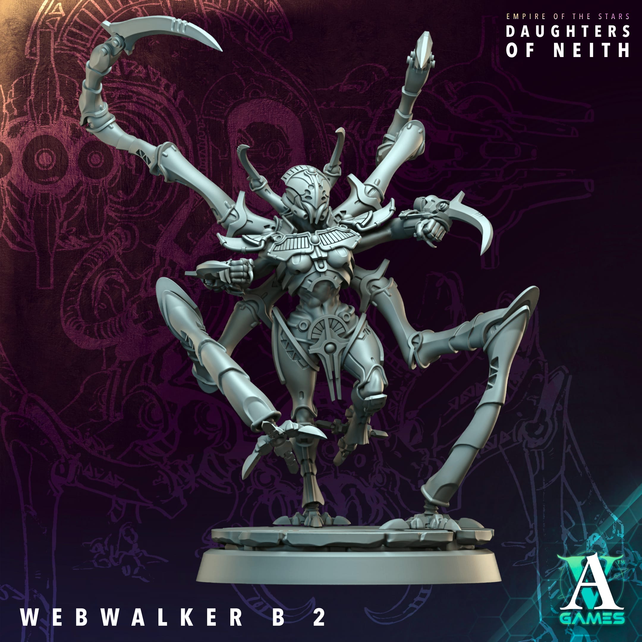 Webwalkers (5) - Empire of Stars - Galactic Pharaohs Archvillain Games