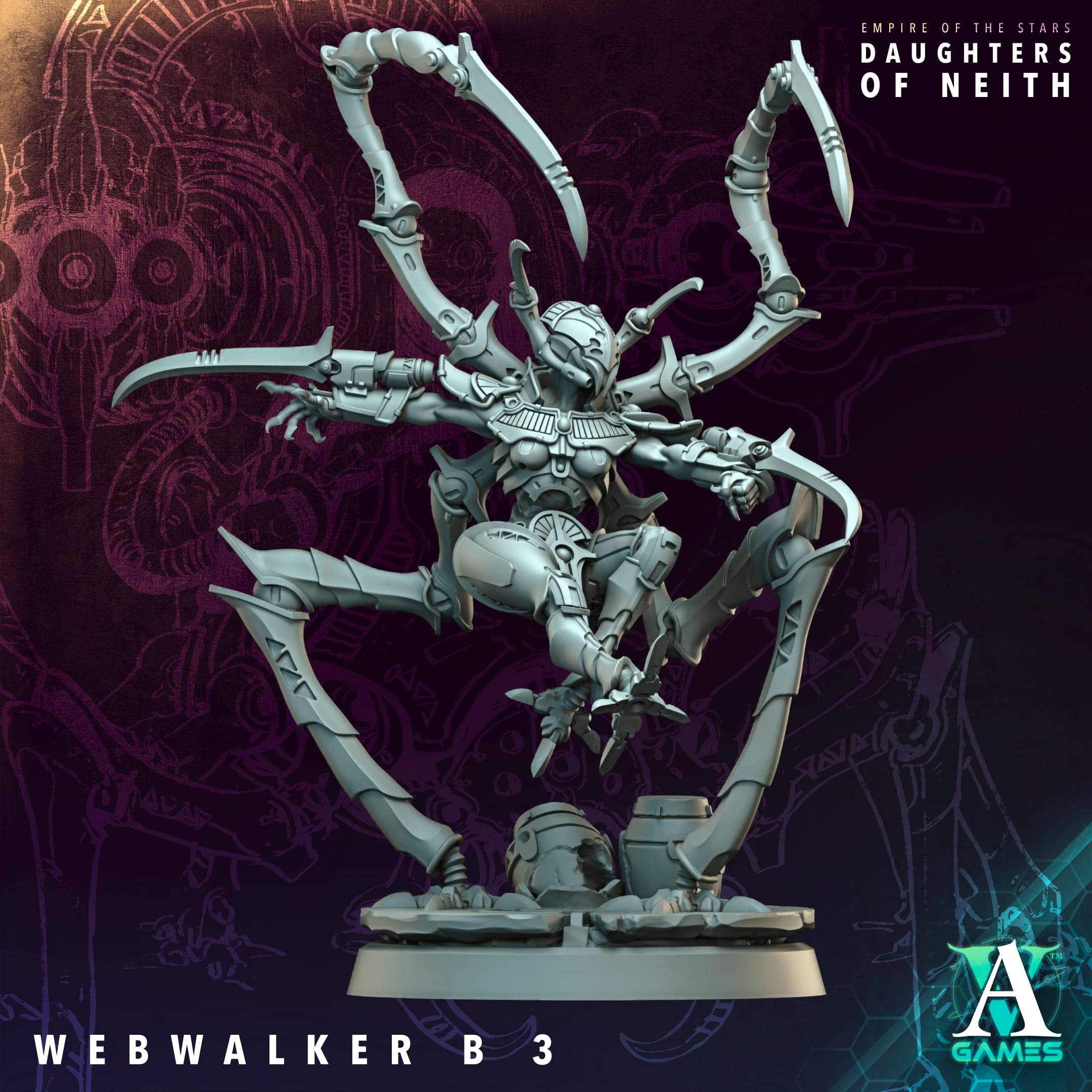 Webwalkers (5) - Empire of Stars - Galactic Pharaohs Archvillain Games