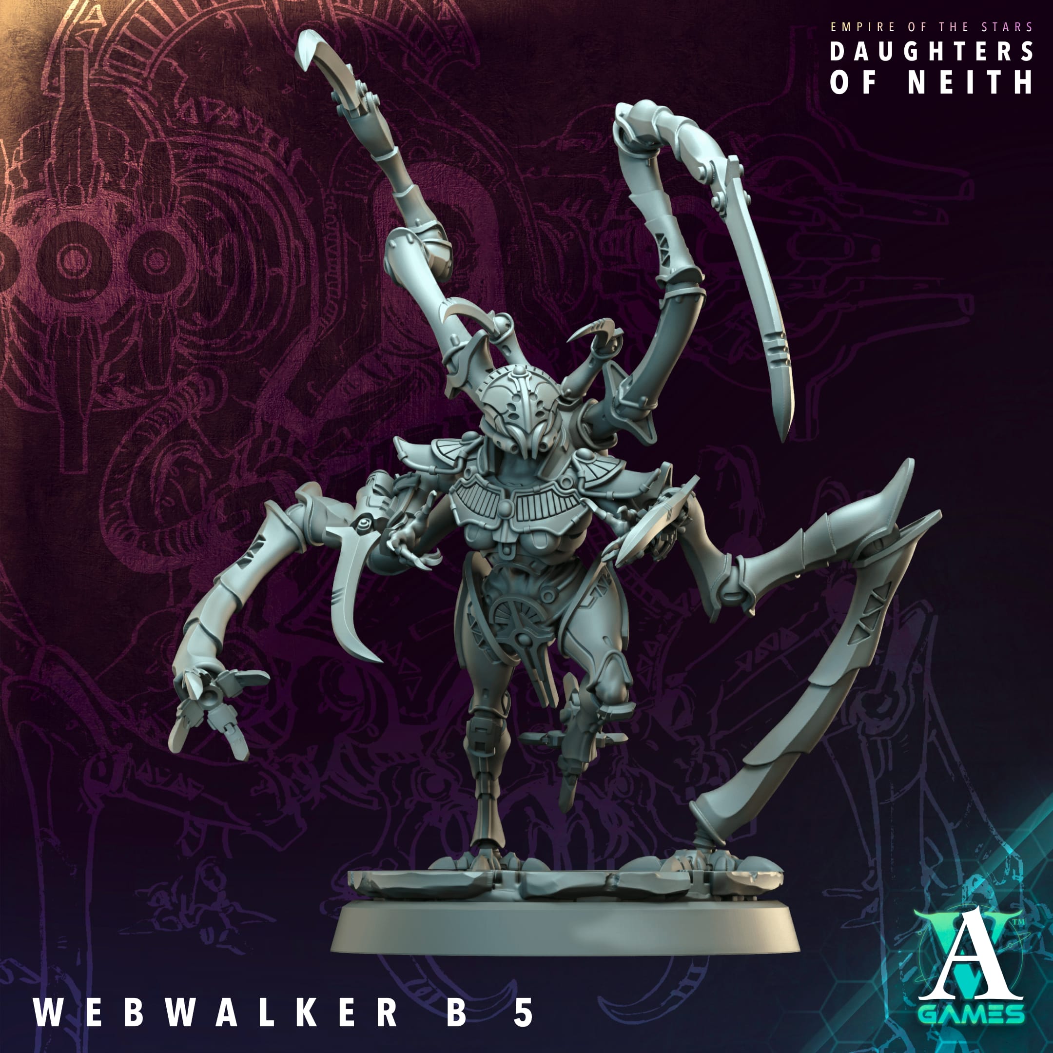 Webwalkers (5) - Empire of Stars - Galactic Pharaohs Archvillain Games