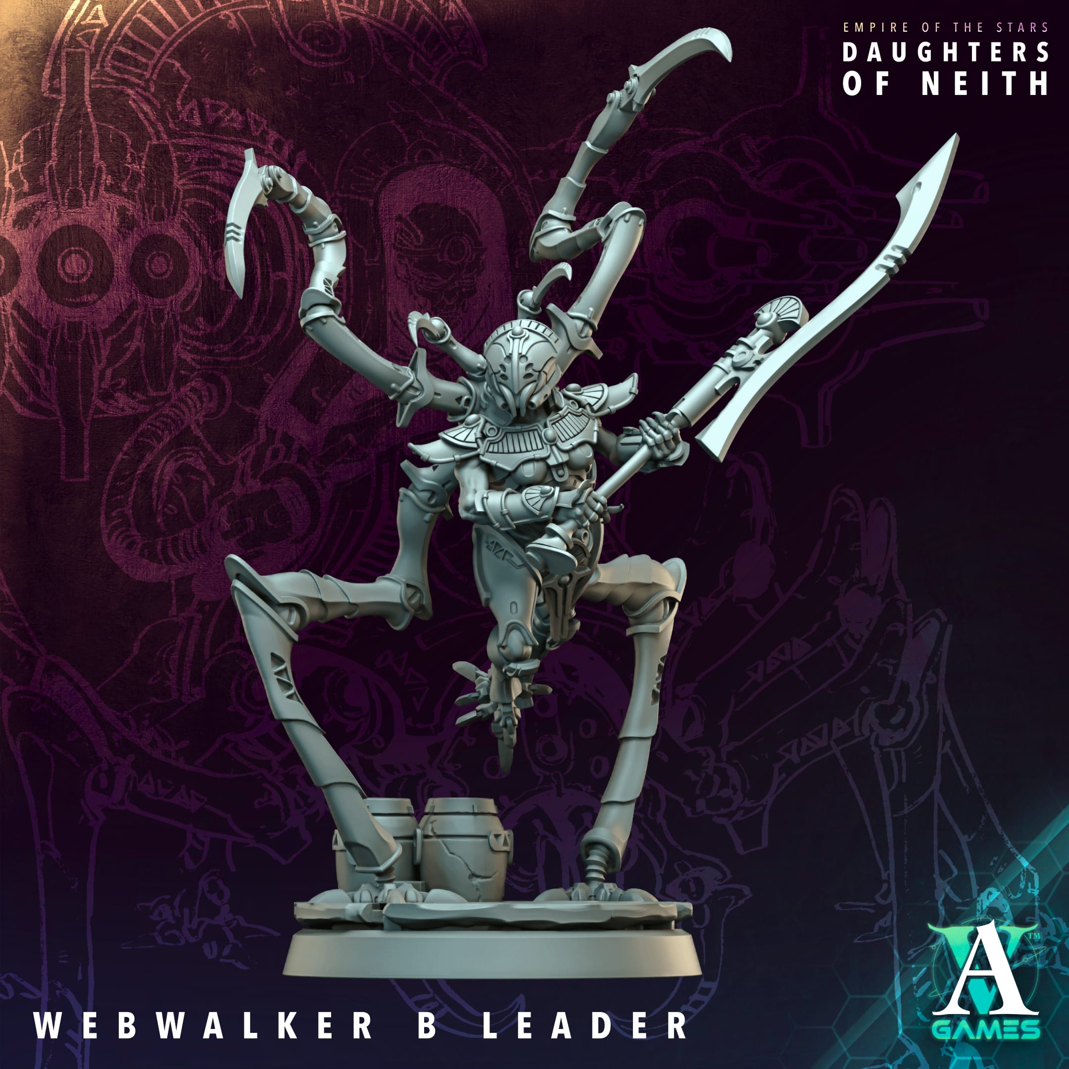 Webwalkers (5) - Empire of Stars - Galactic Pharaohs Archvillain Games
