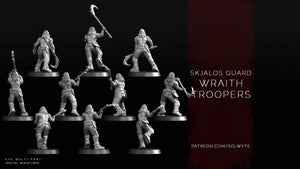 Wraith Troopers (10) - Available at Laserforge Miniatures